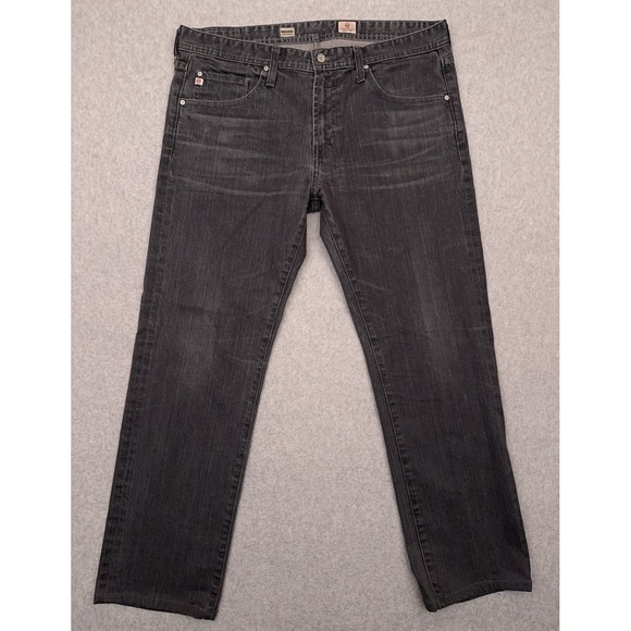 AG Adriano Goldschmied Jeans Mens 36x29 Gray The Matchbox Slim Straight USA Made - Picture 1 of 11